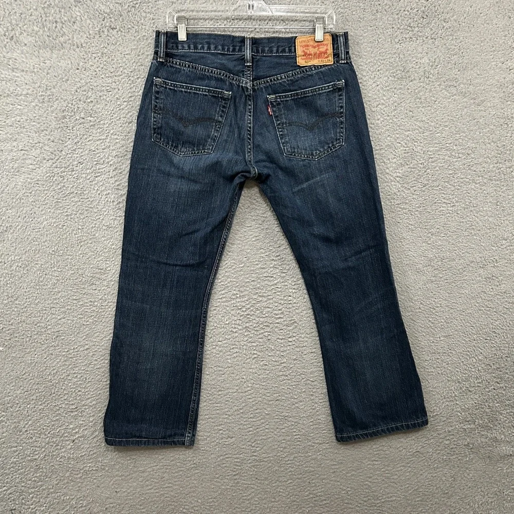 Levis Jeans Mens 33x32 (Fits 33x28) Blue Denim 527 Bootcut Medium Wash Work Wear